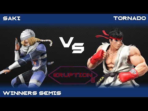 Eruption 8 Smash 4 - Saki(Sheik) vs Tornado(Ryu) - Winners Semis