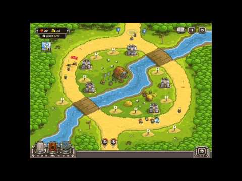 Kingdom Rush HARD DIFFICULTY- Twin River Pass (level 4) Campaign on iPad