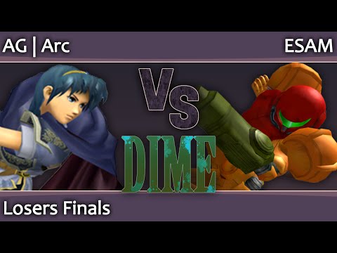 DIME 15 Melee - AG Arc (Marth) vs ESAM (Samus) - Losers Finals