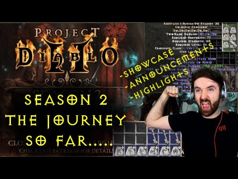 PROJECT DIABLO 2 | Season 2 So Far - Forb Sorc & Multizon, GG Items, Showcase & Future Content!