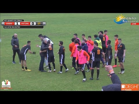 Deghi calcio vs Ostuni 1- 0 Gol: 16' Di Silvestro