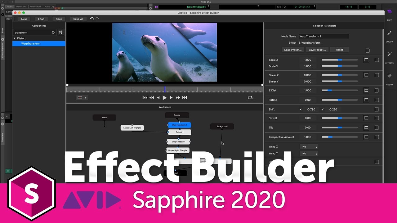 Sapphire's Builder: Easy Compositing Inside Media Composer
