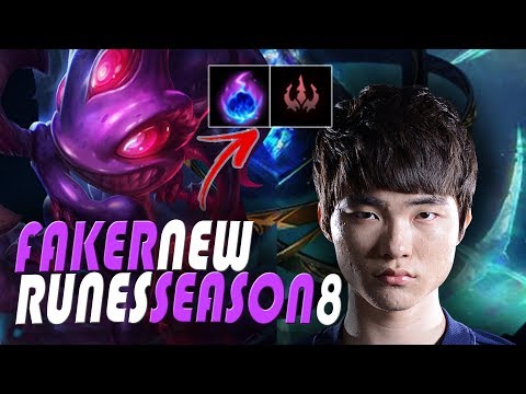 Faker Fizz vs Kassadin - Season 8 New Runes