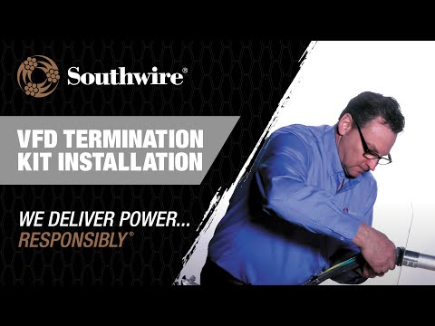 Copper Braid VFD Termination Kit Installation