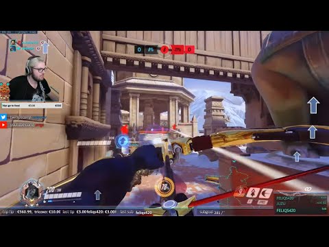 ARRGE #1 HANZO GAMEPLAY! [ OVERWATCH SEASON 23 TOP 500 ]