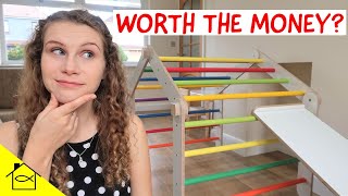 Honest REVIEW of the Modifiable Pikler Triangle | Montessori at Home