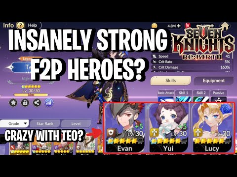 MUST BUILD F2P UNITS!! [Seven Knights: Rebirth]