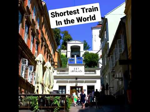 Look the Shortest Train in the World - Zagreb, Croatia 🇭🇷