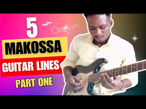 5 Makossa licks for improvisation|Guitar lesson for intermidiate pt 1