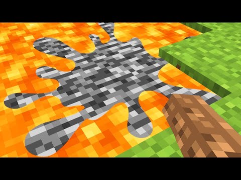 Minecraft ama DOKUNDUĞUM HER ŞEY KATMAN KAYASINA DÖNÜŞÜYOR