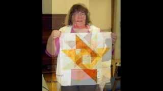 preview picture of video 'S&B Quilters' Guild - Pam Bono Class - My Lucky Stars'