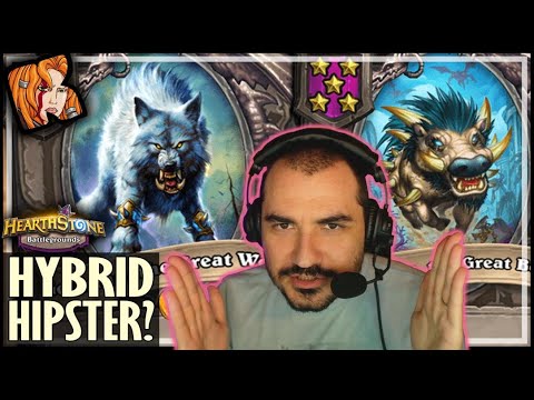 BEAST + QUILBOAR HYBRID HIPSTER?! - Hearthstone Battlegrounds