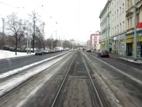 01 - Tram 12 in Prague (Jan 2009)