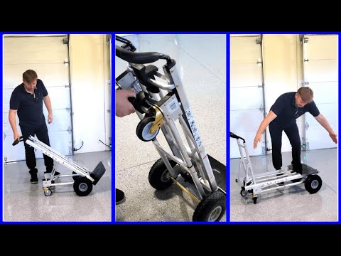 Best 4-in-1 Foldable Hand Truck | Heavy-Duty Dolly With Flat-Free Wheels (3-Min Review) #Dolly