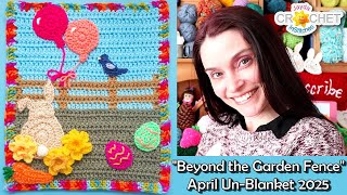 2025 Calendar Un-Blanket Project - Beyond the Garden Fence Graph - April