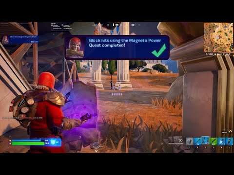 Block hits using the Magneto Power