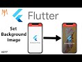 Flutter Tutorial - Set Screen Background Image | Asset Image & Network Image