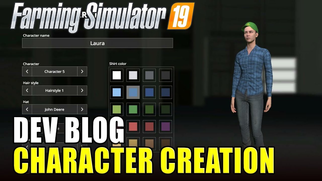 character customisation in fs 19