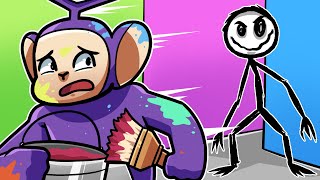 Download lagu ESCAPE FROM COLOR OR DIE! | Tinky Winky Plays: Roblox Color or Die mp3