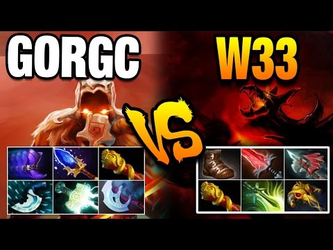 W33 vs GORGC - INSANE 2300 Burst Damage REQUIEM OF SOULS Dota 2