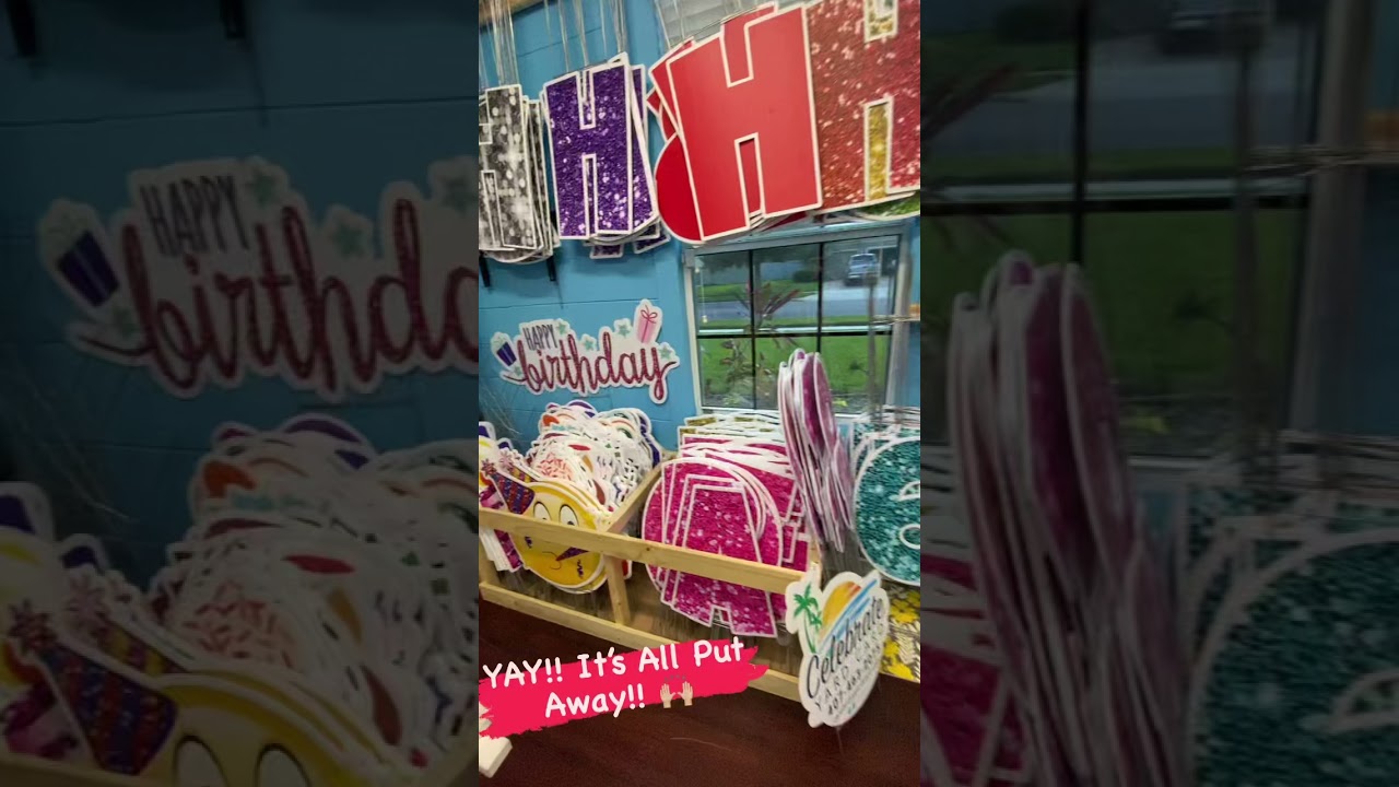 Inside Celebrate Yard Cards’ Workshop!!