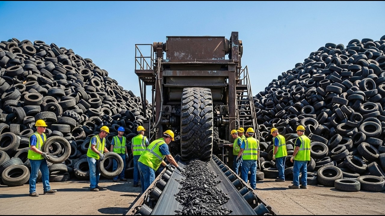 Inside a Modern Tire Factory – How Car Tires Are Made in 24 Hours