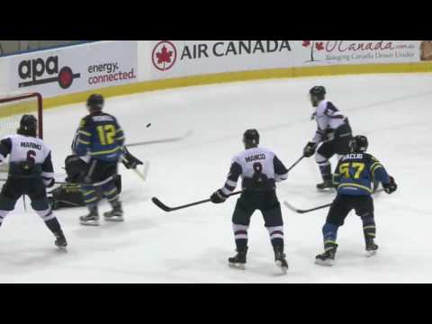 Joseph Hughes Vs David Dunwoodie fight AIHL