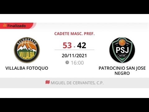 Cadete masc C VILLALBA FOTOQUO - PATROCINIO SAN JOSE