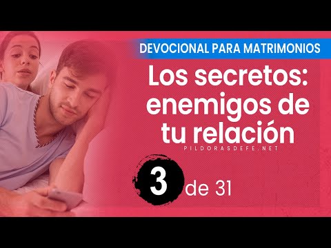 DEVOCIONAL para MATRIMONIOS ❤️ (Día 3): ¡Nunca Guardar Secretos!
