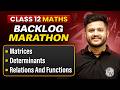 Class 12 Maths Backlog Marathon 2026 27 Complete Revision In One Shot By Deepak Sir