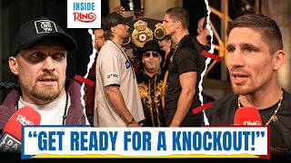 Usyk vs Rico Verhoeven HEATED Face Off After Official Weigh-In | DAZN Boxing!