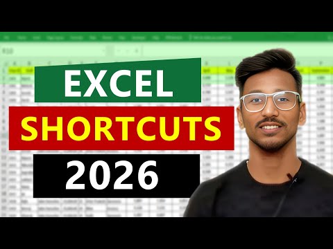 Excel Shortcuts 2026 | Best Excel Shortcuts in Hindi | Keyboard Shortcuts