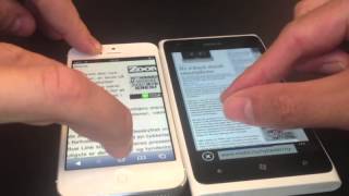 Browser-fight: iPhone 5 vs. Nokia Lumia 900