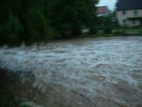 Skutki powodzi - Dziewiętlice 27.06.09