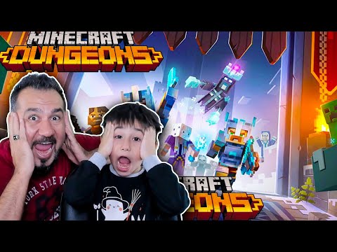 BOSS Spiders, Sorcerers, and creepers surround us!  |  PLAYING MINECRAFT DUNGEONS #3