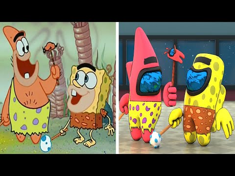 SpongeBob VS Among Us (all parts)
