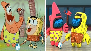 Download lagu SpongeBob VS Among Us (all parts) mp3