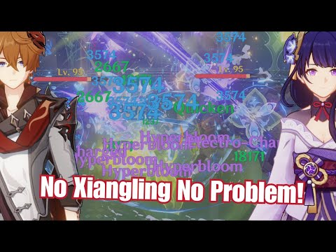 F2P C0 Childe Hyperbloom (Only 4* Weapons) - Spiral Abyss 3.6 Floor 12