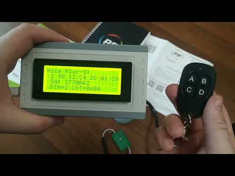 Инструкция по программированию пульта управления NF. Аналог пультов NICE FLOR S