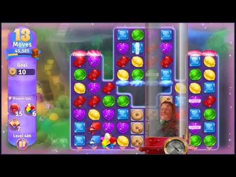 Wonka's World of Candy Level 486 - NO BOOSTERS + FULL STORY 🍫 | SKILLGAMING ✔️