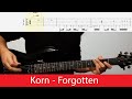 Korn Forgotten Guitar Cover With Tabs A Standard