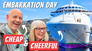 We took the CHEAPEST cruise to Norway - Embarkation Day Ambassador Ambience 