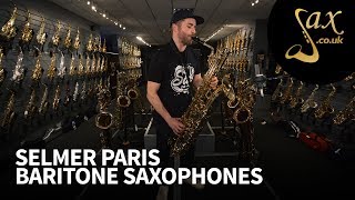 Video thumbnail for Selmer Paris Baritone Saxophones by SAX