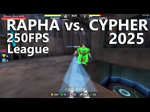 Cypher vs. Rapha - Official match in 2025 !! - 250fps EGB League - Quake Live
