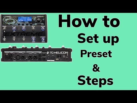 TC - HELICON VOICELIVE 3 EXTREME PRESET / STEPS / EFFEKTE EINSTELLEN