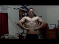 NaturalBodybuilder pose 7 weeks out from 3rd show (flat and carb up)