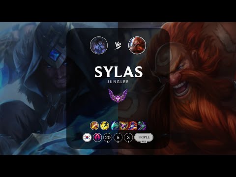 Sylas Jungle vs Gragas - KR Master Patch 13.6