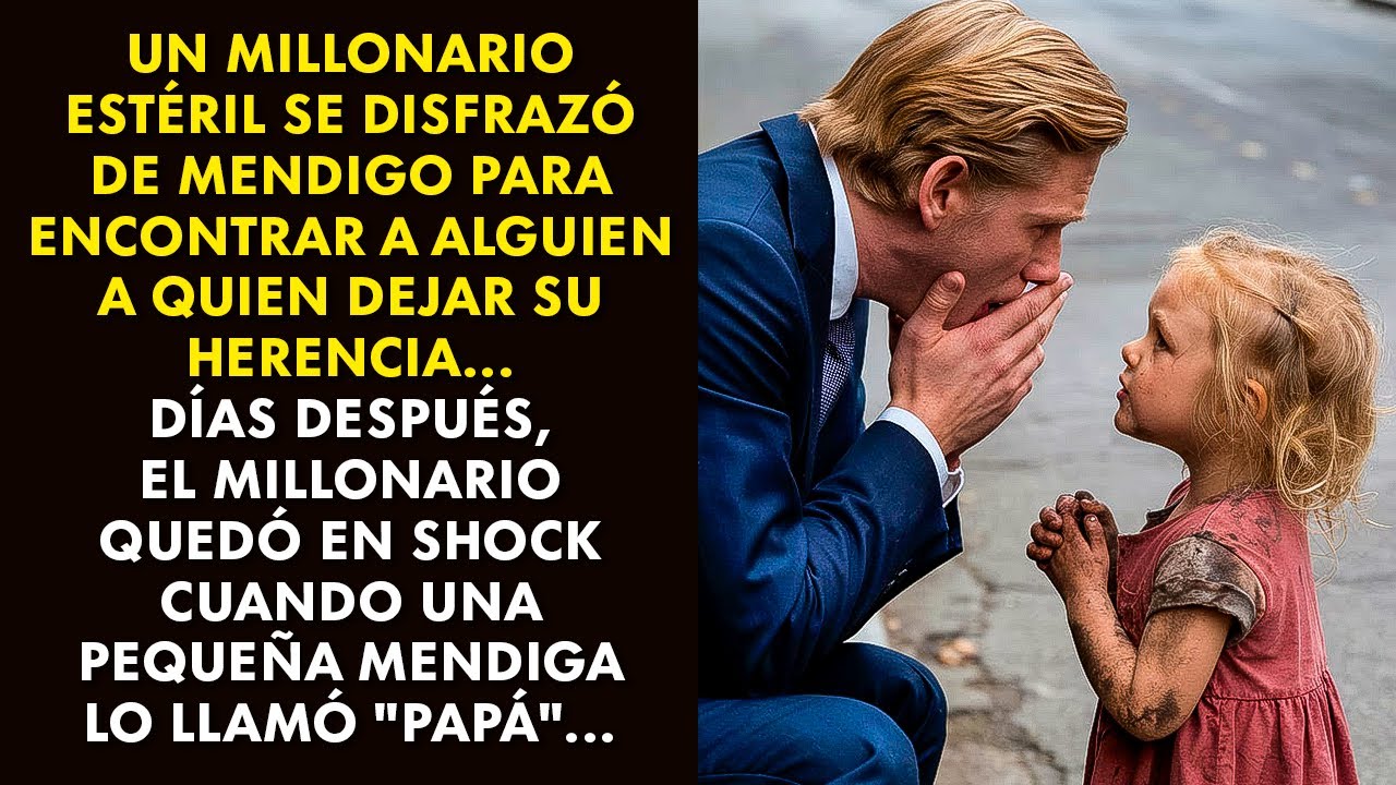 UN MILLONARIO ESTÉRIL SE DISFRAZÓ DE MENDIGO PARA ENCONTRAR A ALGUIEN A QUIEN DEJAR SU HERENCIA...