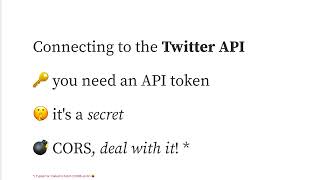 Using Observable to (get and) visualize Twitter data