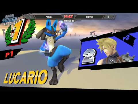 HAT 42 - Pitbull (Lucario) Vs. Newport (Cloud) Winners - Smash 4